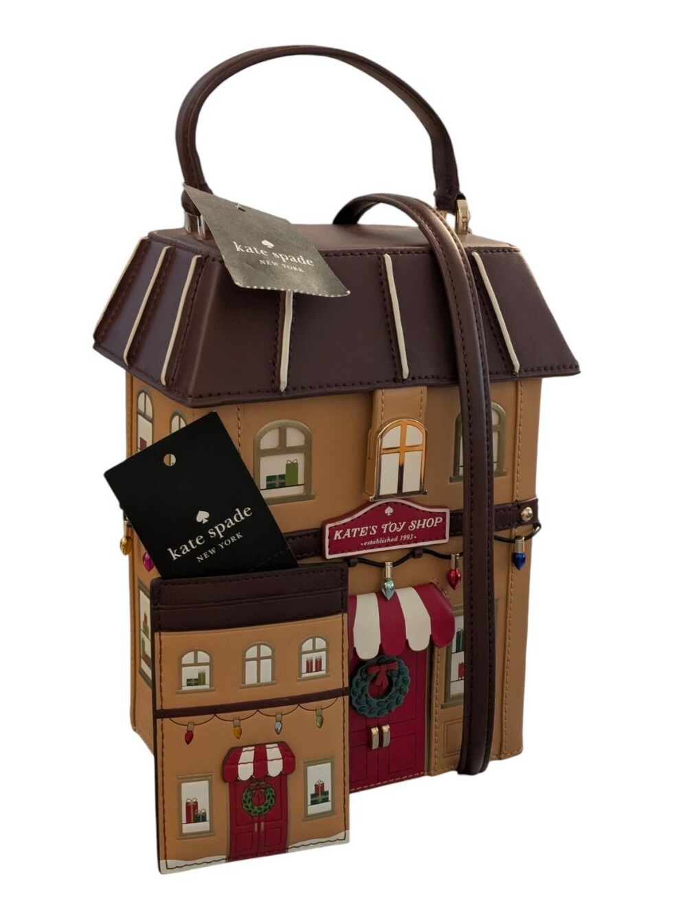 NWT Kate Spade Oh What Fun 3D Toy Store Crossbody bag Novelty & Card Holder
